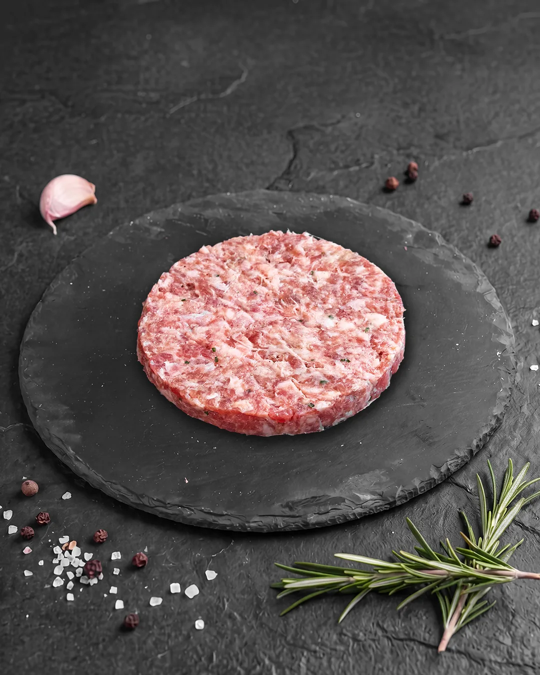 Hamburguesa Criolla de cerdo con especias criollas y ajo de Cárnicas Dani